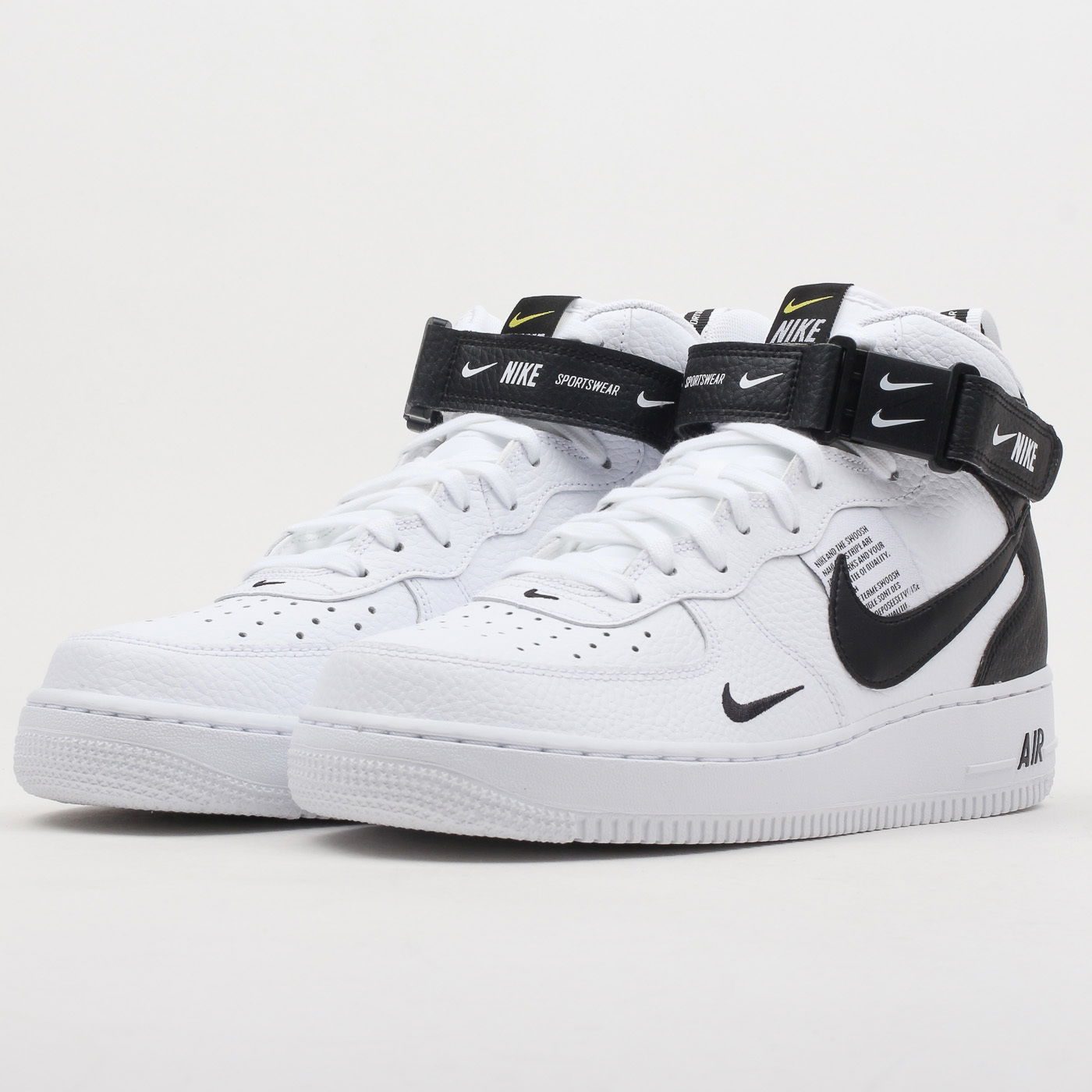 Tenisky a topánky Nike Air Force 1 Mid '07 LV8 ''White Black'' Biela | 804609-103, 1