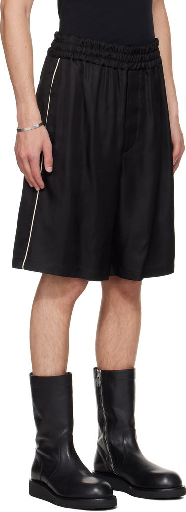 Šortky Jil Sander Jil Sander Fluid Viscose Shorts Čierna | J61KA0054_J65280, 1