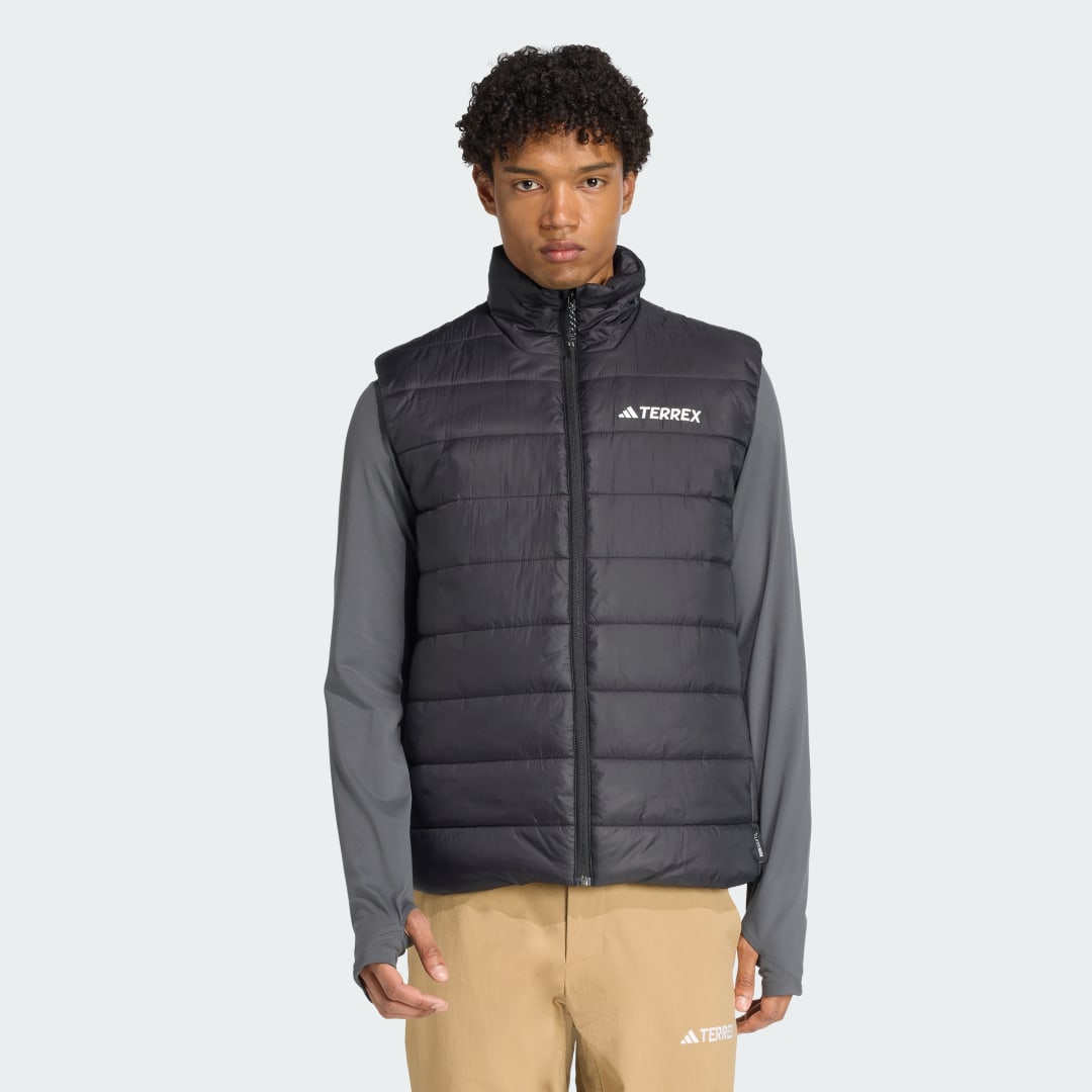 Vesta adidas Performance Terrex Multi Essentials CLIMAWARM Padded Vest Čierna | KA9740, 0