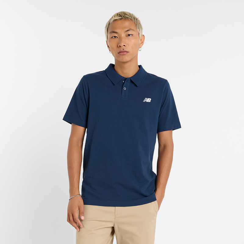 Polo tričko New Balance Polo Shirt Navy | NBMT51519NNY, 0