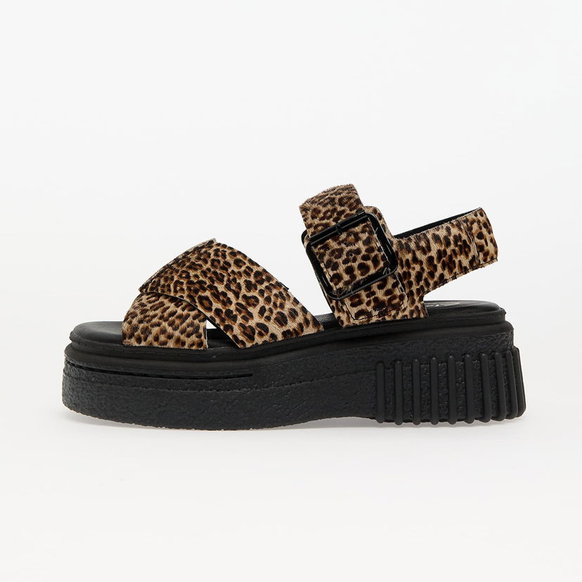 Tenisky a topánky Clarks Evamar Wish Leopard Print Hnedá | 261820504
