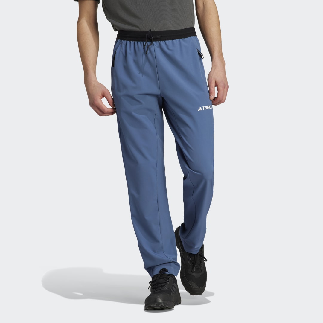 Nohavice adidas Originals Terrex Liteflex Hiking Pants Modrá | HZ9041, 0