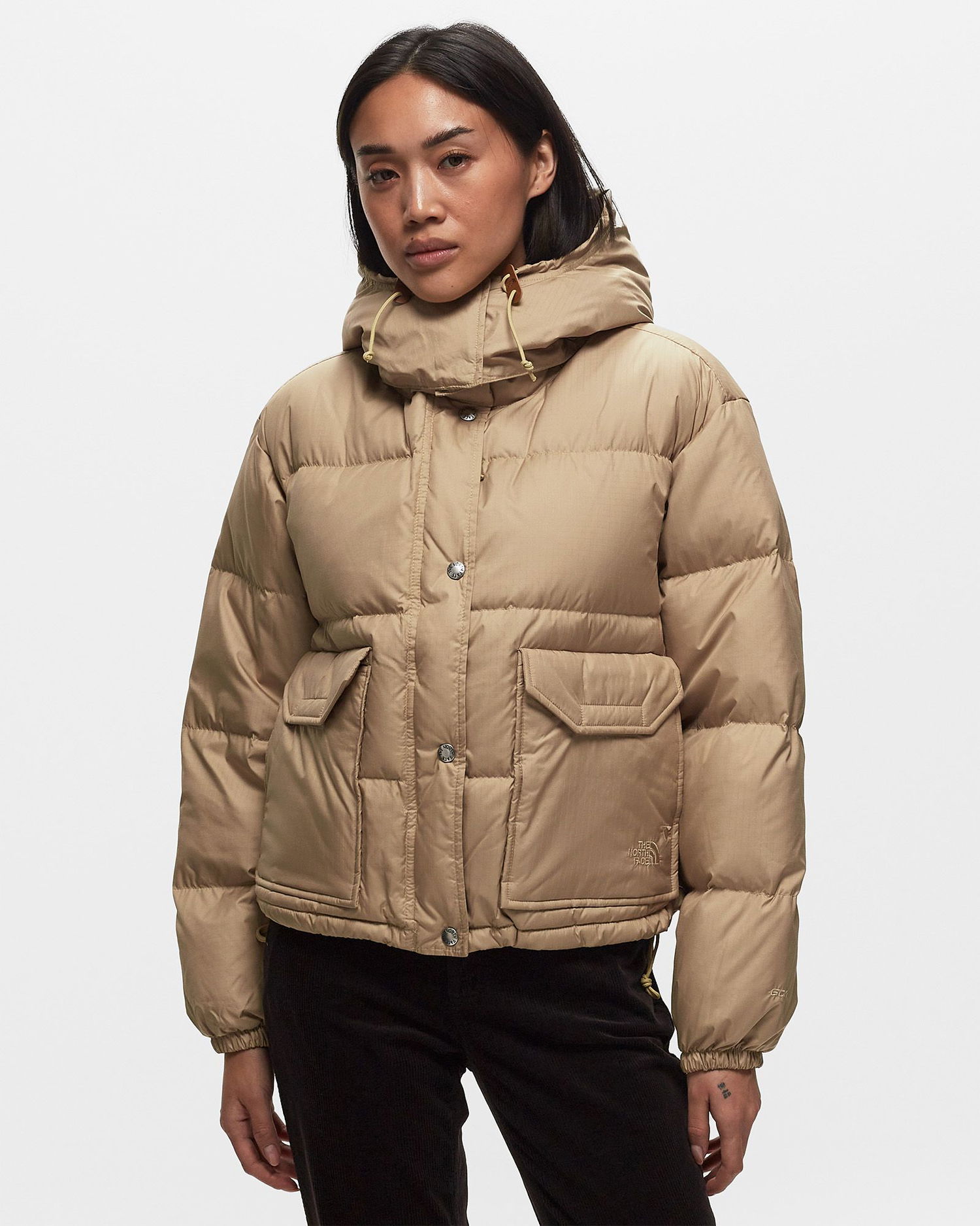 Prešívaná bunda The North Face 71 Sierra Down Short Jacket Béžová | NF0A7US4LK51, 1
