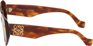 Slnečné okuliare Loewe Loewe Anagram Logo Thin Frame Sunglasses Hnedá | LW40155I@5153V 192337199707, 2