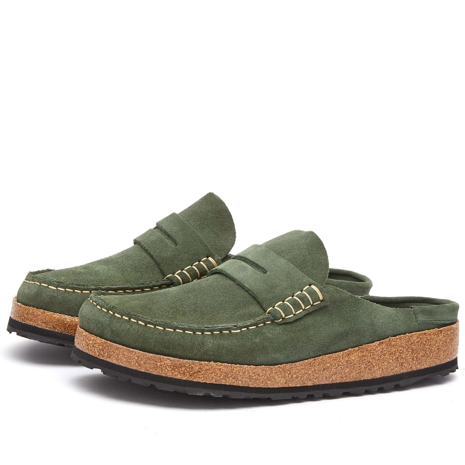 Naples Mule Thyme Suede