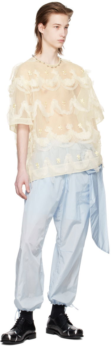 Tričko Simone Rocha Simone Rocha Embroidered Cake T-Shirt Žltá | 5151 1069, 3