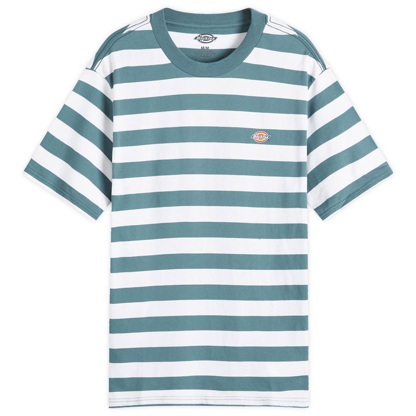 Tričko Dickies Men's Rivergrove Stripe T-Shirt in Lincoln Green, Size Large | END. Clothing Navy | DK0A4Y8Y0LN1