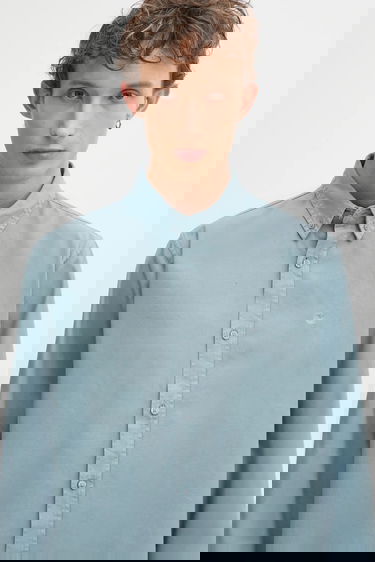 Košeľa Carhartt WIP L/S Bolton Cotton Shirt Regular Fit Classic Collar Tyrkysová | I030238.33EXX, 3