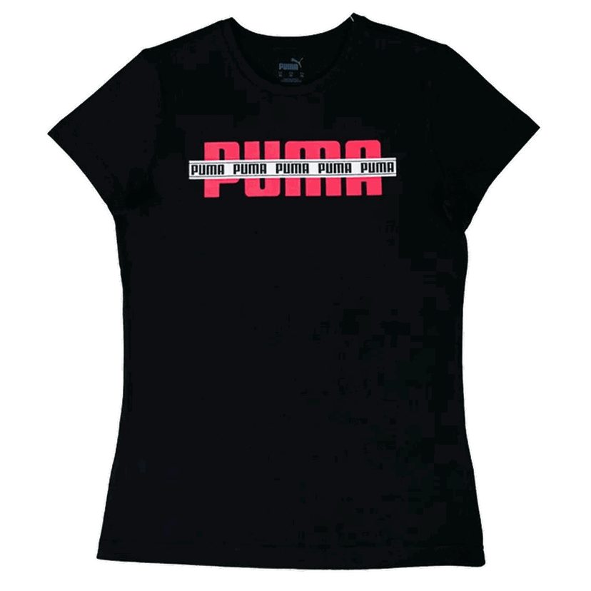 Tričko Puma Graphic Logo T-Shirt Čierna | 673177-01