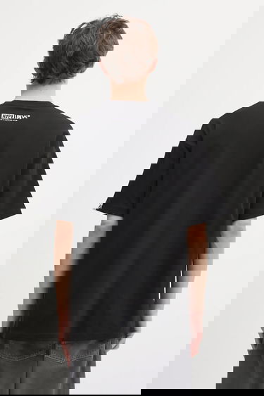 Tričko AAPE by A Bathing Ape Basic Iridescent Ape Head Logo T-Shirt Čierna | AAPTEM1642XXO, 2