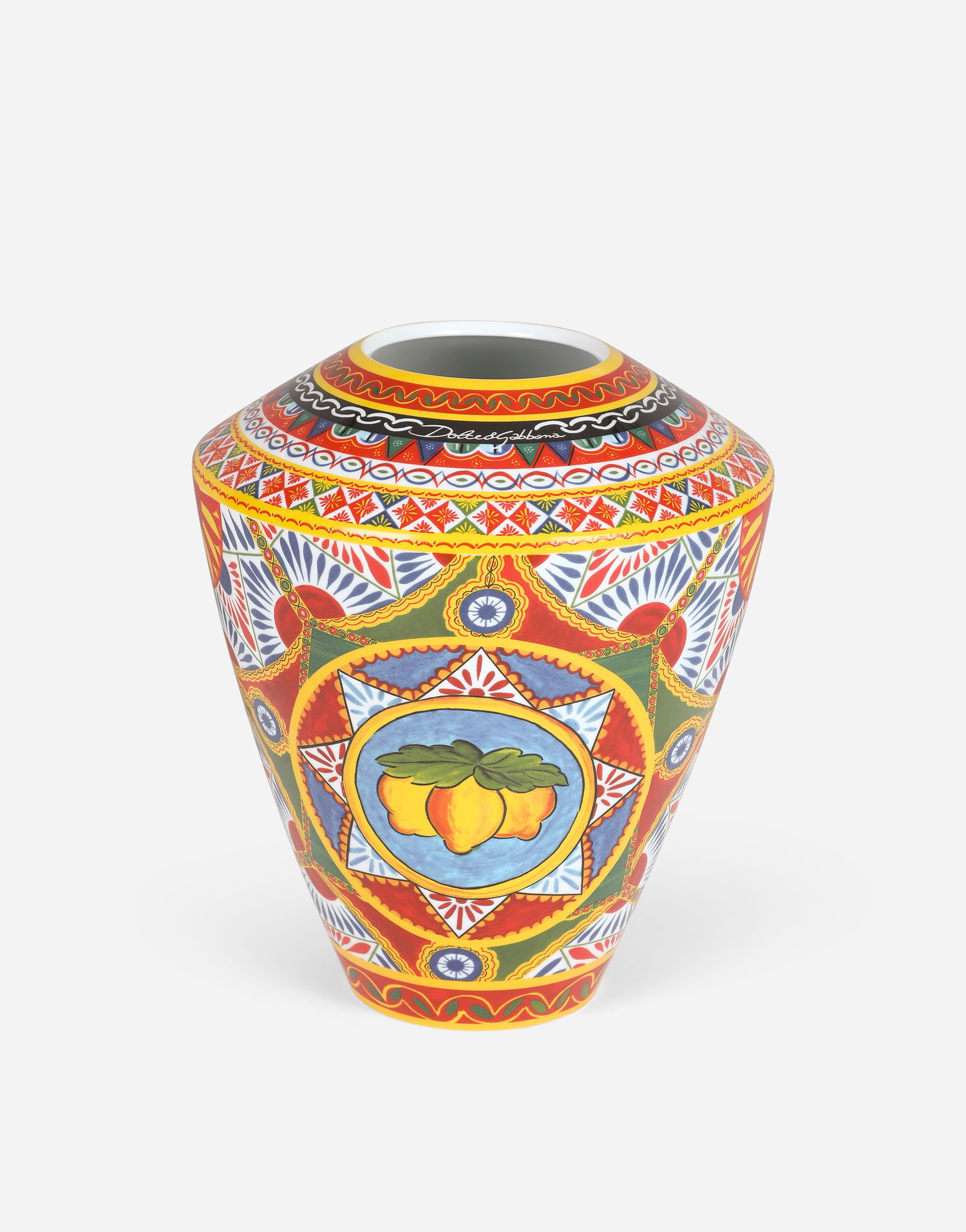 Home decor Dolce & Gabbana Dolce & Gabbana Large Amphora Porcelain Vase Rôznofarebný | TCC198TCAMVUC067, 1