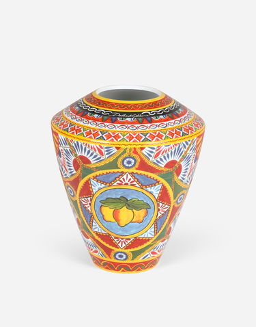 Home decor Dolce & Gabbana Dolce & Gabbana Large Amphora Porcelain Vase Rôznofarebný | TCC198TCAMVUC067, 1