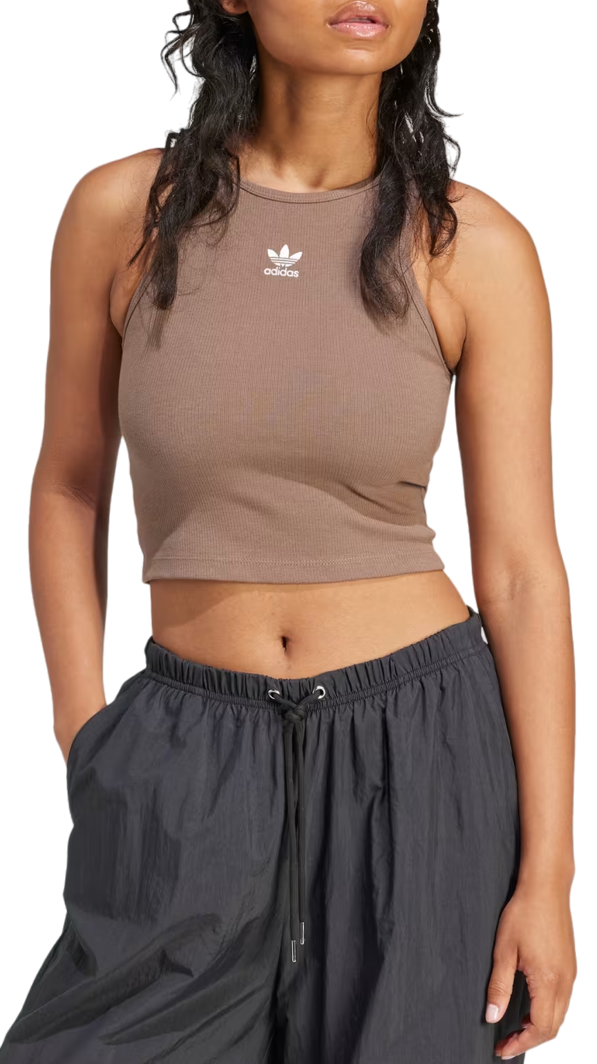 Tielko adidas Originals Rib Tank Hnedá | ir5931, 0
