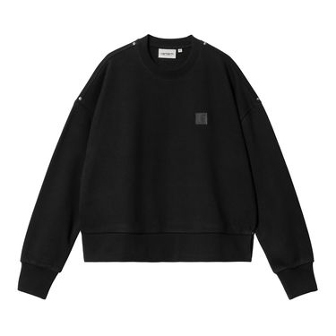 Mikina Carhartt WIP Black Relaxed Fit Crewneck Sweatshirt Čierna | I034373_8, 0