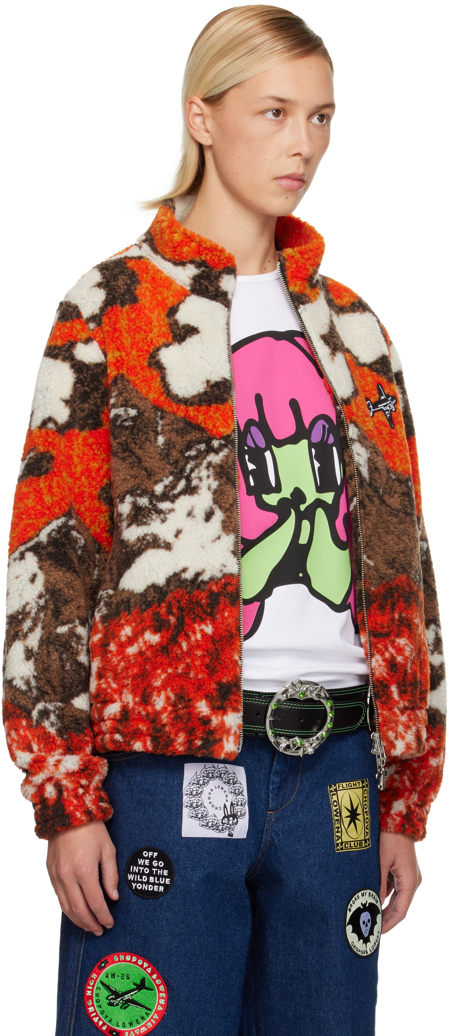 Bunda Chopova Lowena Chopova Lowena CL Airlines Fleece Jacket Rôznofarebný | 5315, 1