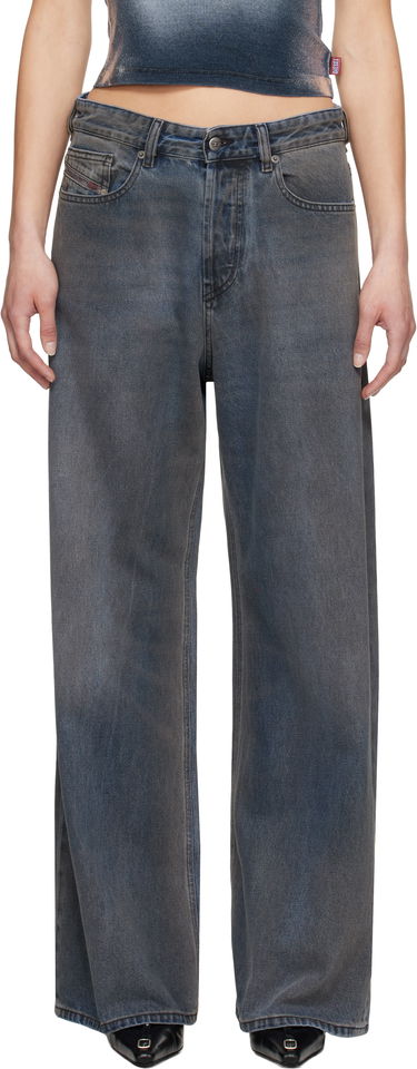 Džínsy Diesel Diesel 1996 D-Sire Wide-Leg Jeans Modrá | A06925 09L46, 0