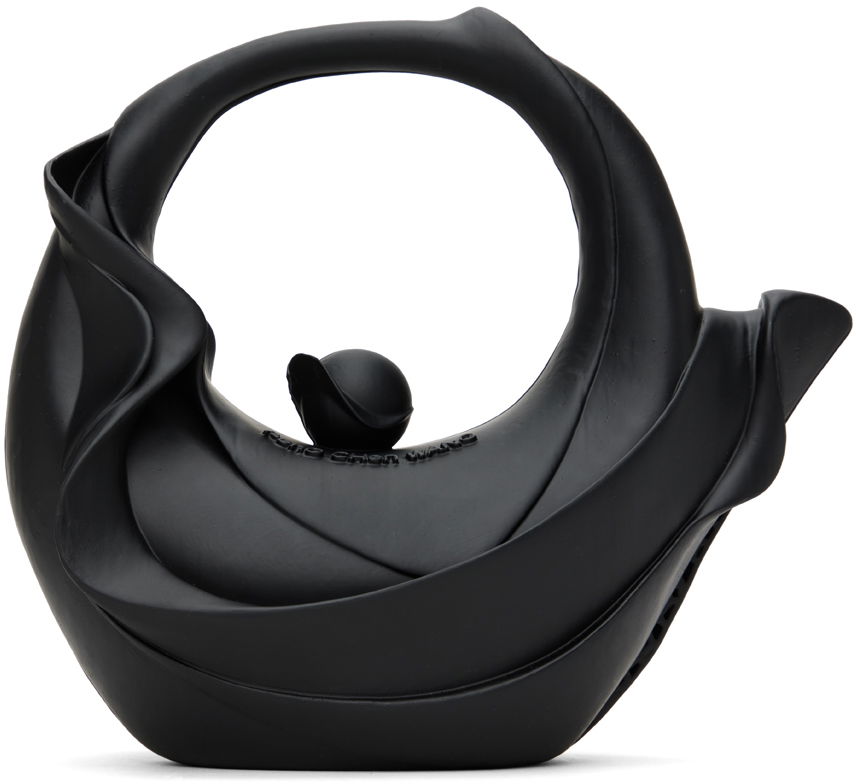 Kabelka Feng Chen Wang Feng Chen Wang 3D Chahu Sculptural Handle Bag Čierna | FUF18AC21, 0