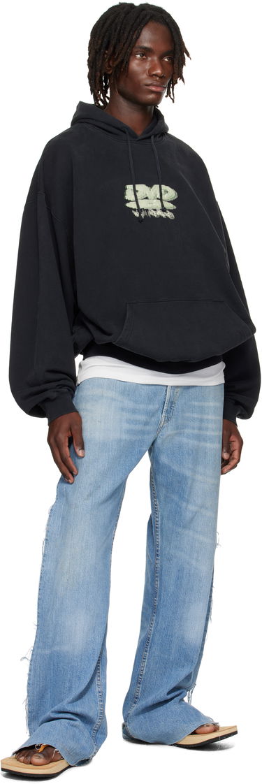 Mikina VETEMENTS Vetements 'DVD' Oversized Hoodie Čierna | UH76HD380B, 3