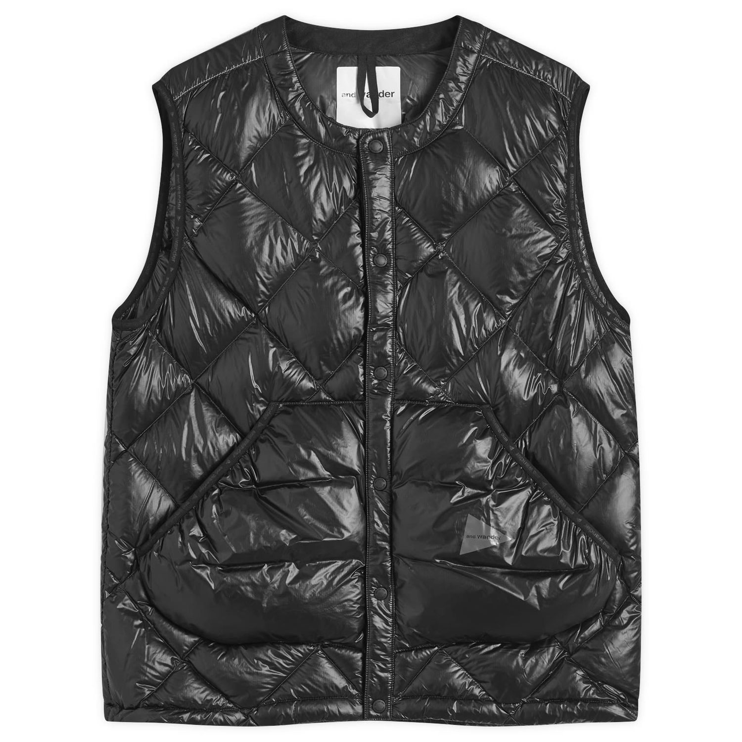 Vesta and wander Diamond Stitch Down Vest Čierna | 5744231107-010, 0