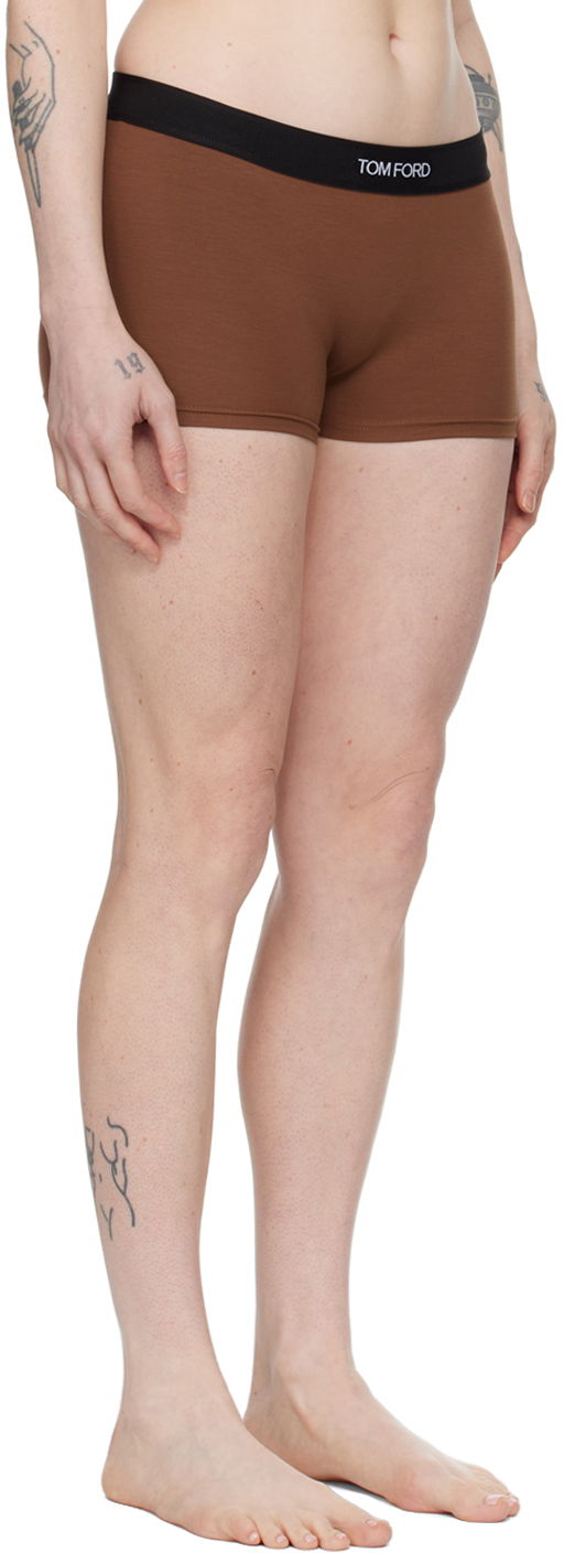 Boxerky Tom Ford Tom Ford Signature Boy Shorts Hnedá | KNJ006-JEX011, 1