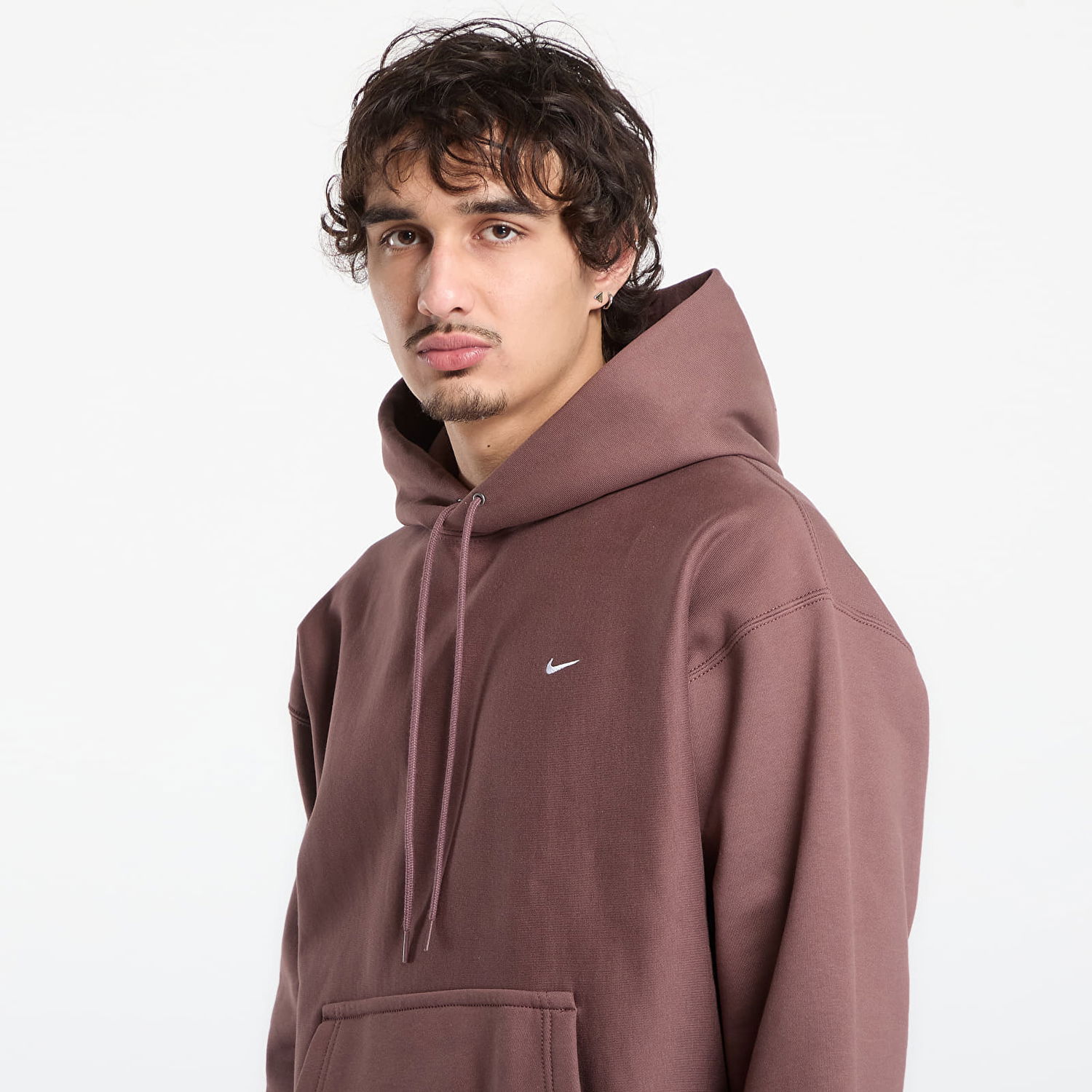 Mikina Nike Solo Swoosh Pullover Hoodie Sweatshirt XL Hnedá | HV1082-502, 1