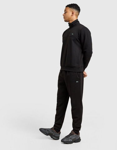 Súprava Lacoste Urban Quarter-Zip Sweatshirt and Sweatpants Čierna | XH5132031, 4