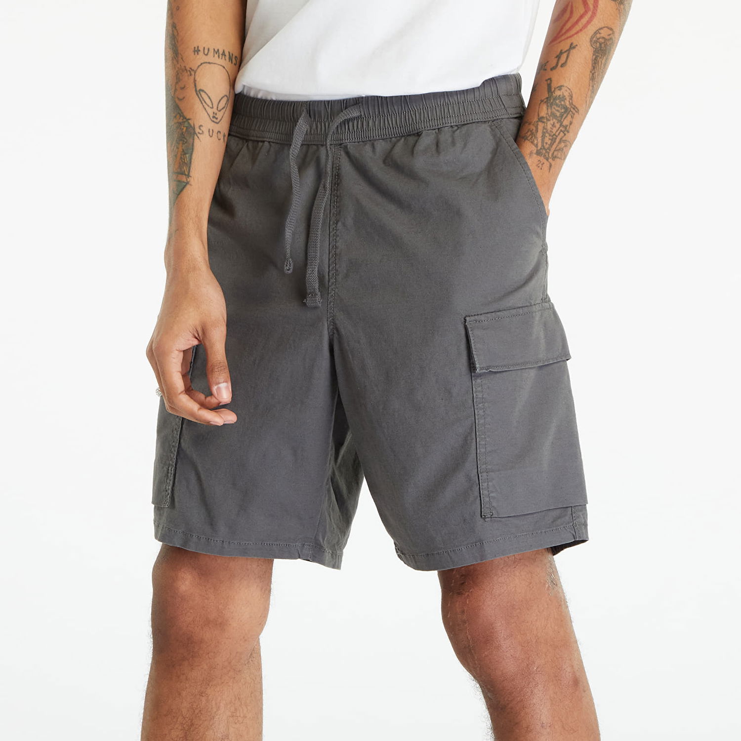 Šortky Levi's Chino Ez Shorts Šedá | A4680.0003, 1