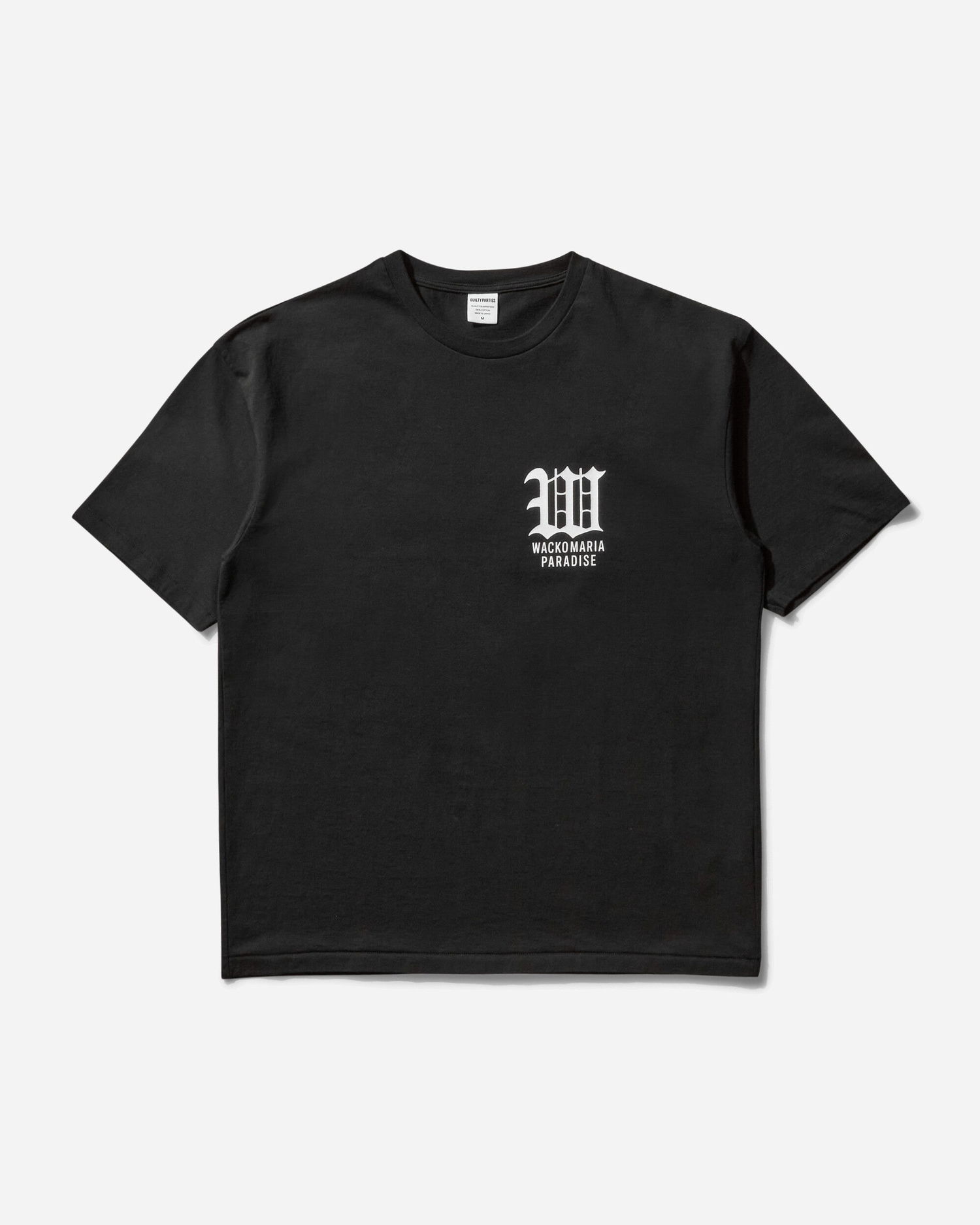 Tričko WACKO MARIA Washed Heavyweight Crew Neck T-Shirt Type-6 Čierna | 25SS-WMT-WT06 BLACK, 0