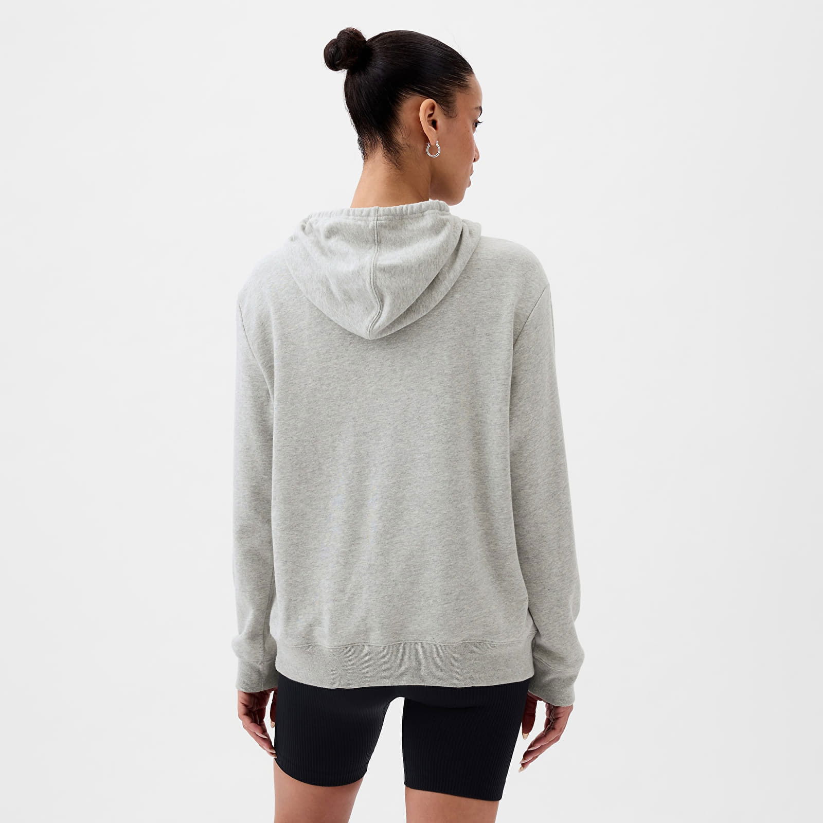 Pullover Logo Hoodie Light Heather Grey B08