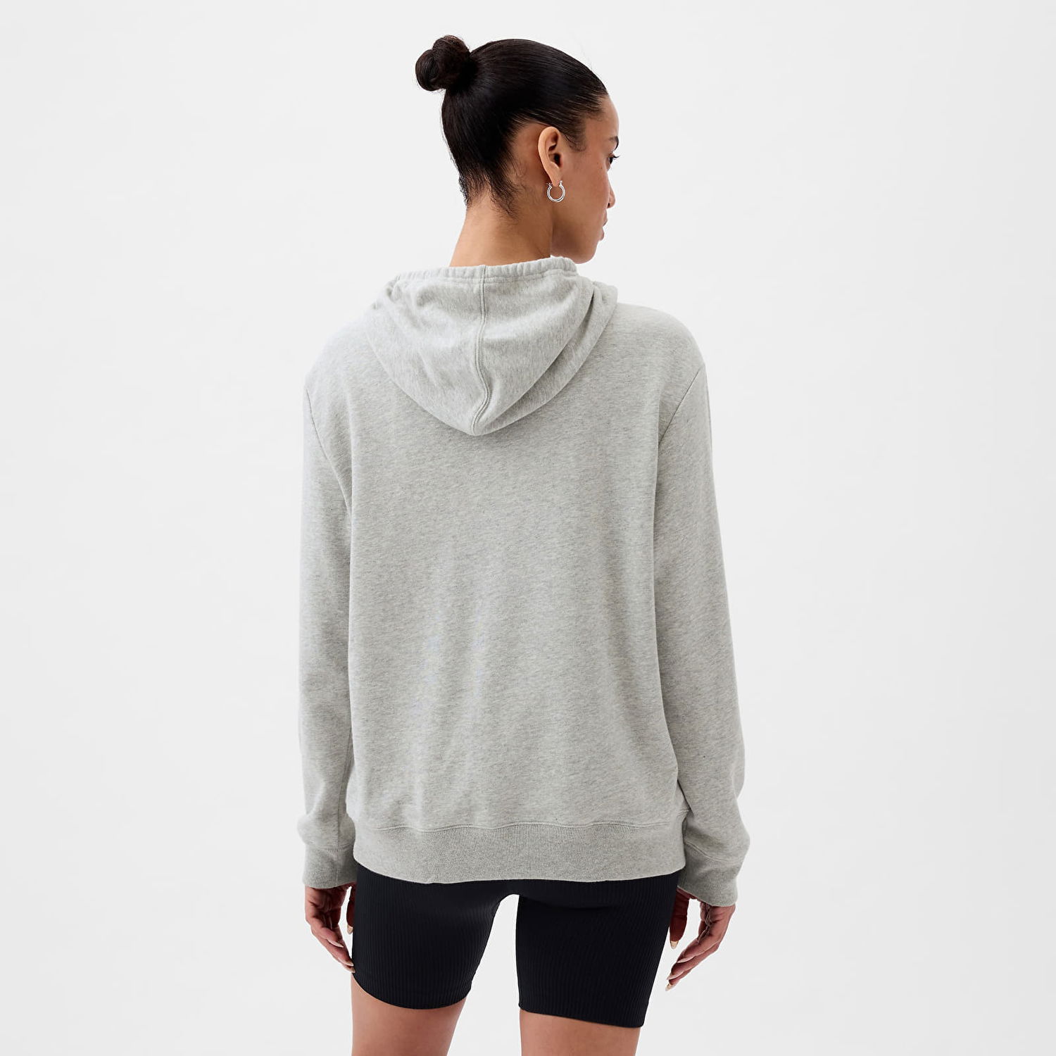 Mikina GAP Pullover Logo Hoodie Light Heather Grey B08 Šedá | 870537-00, 1