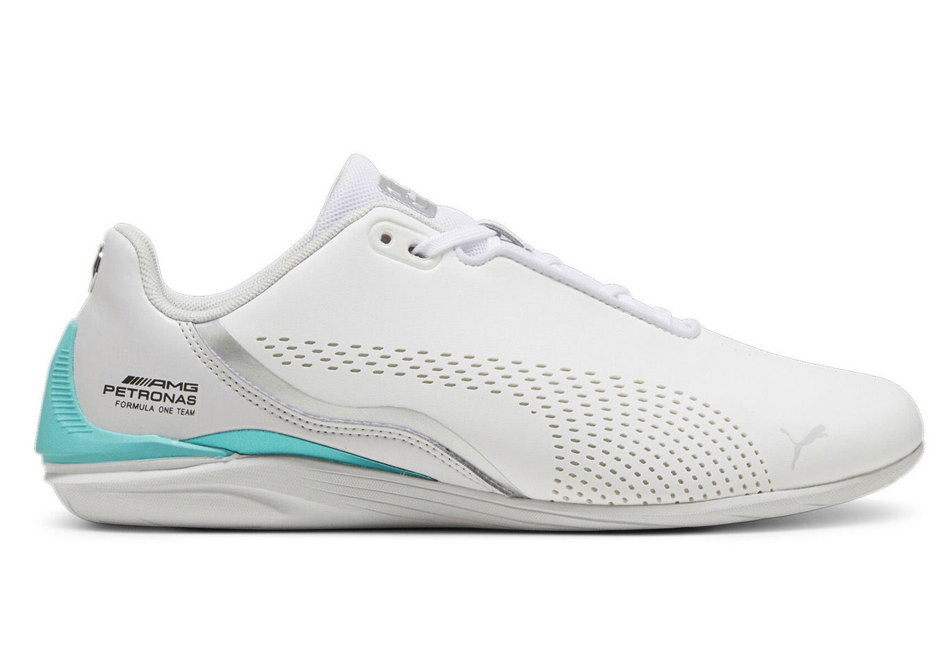 Tenisky a topánky Puma Drift Cat Decima Mercedes AMG Petronas F1 White Sheen Green Biela | 307196-08, 0