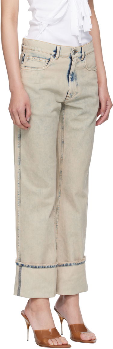 Džínsy Coperni Coperni Boyfriend Jeans Béžová | COPP122F2035, 1