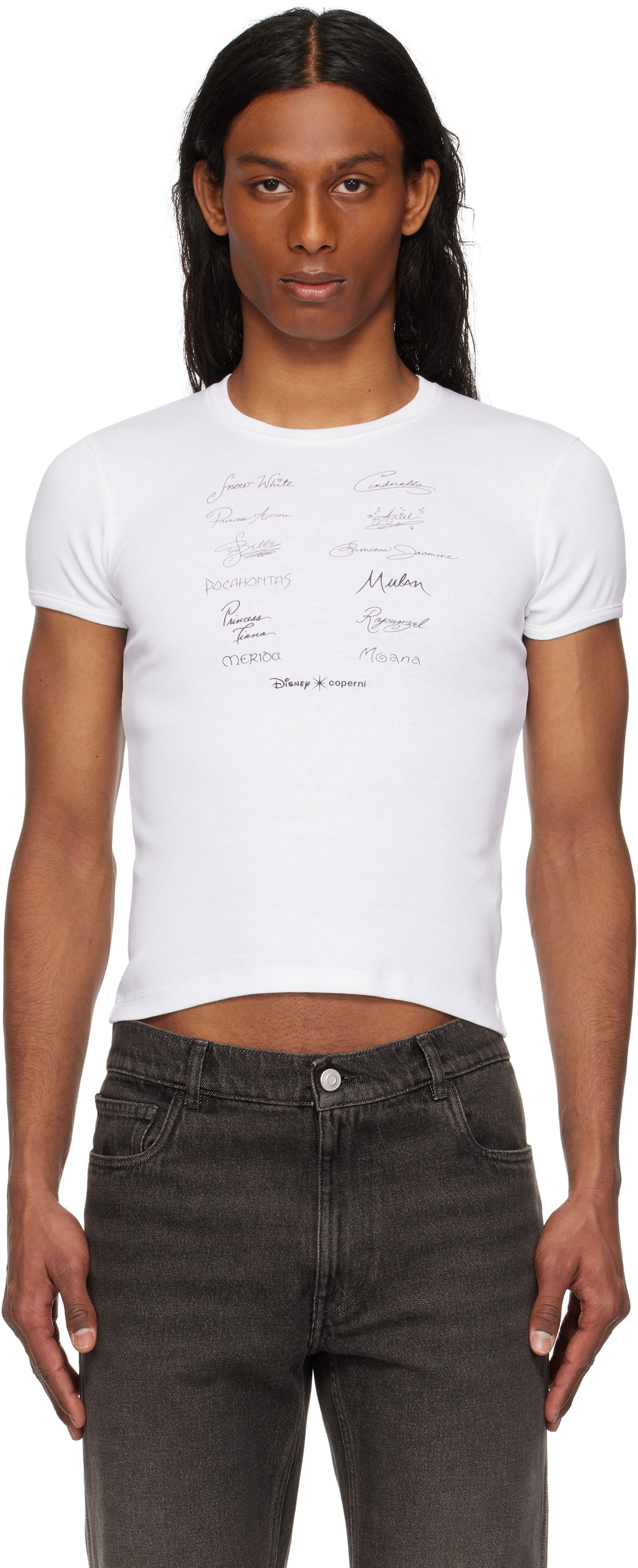 Tričko Coperni Coperni Disney Edition Princess Slim-Fit T-Shirt Biela | DJS07F5037, 0