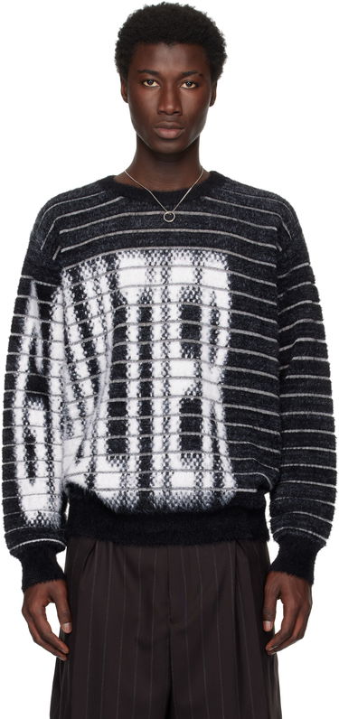 Sveter Jean Paul Gaultier Jean Paul Gaultier Jacquard 'Gaultier' Sweater Čierna | 25/03-W-PO013-K004-0001, 0