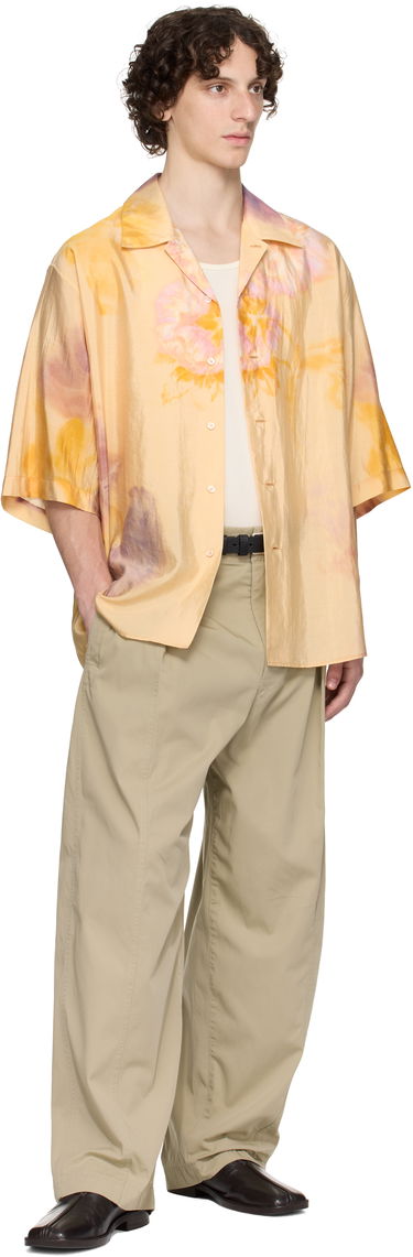 Košeľa LEMAIRE Lemaire Summer Floral-Print Shirt Žltá | SH1171 LF1404, 3