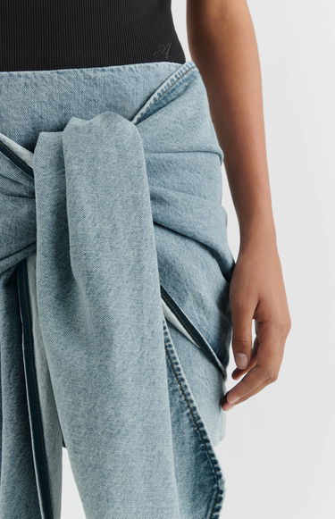 Sukňa AXEL ARIGATO Hydra Wrap Skirt Šedá | A2163001, 5