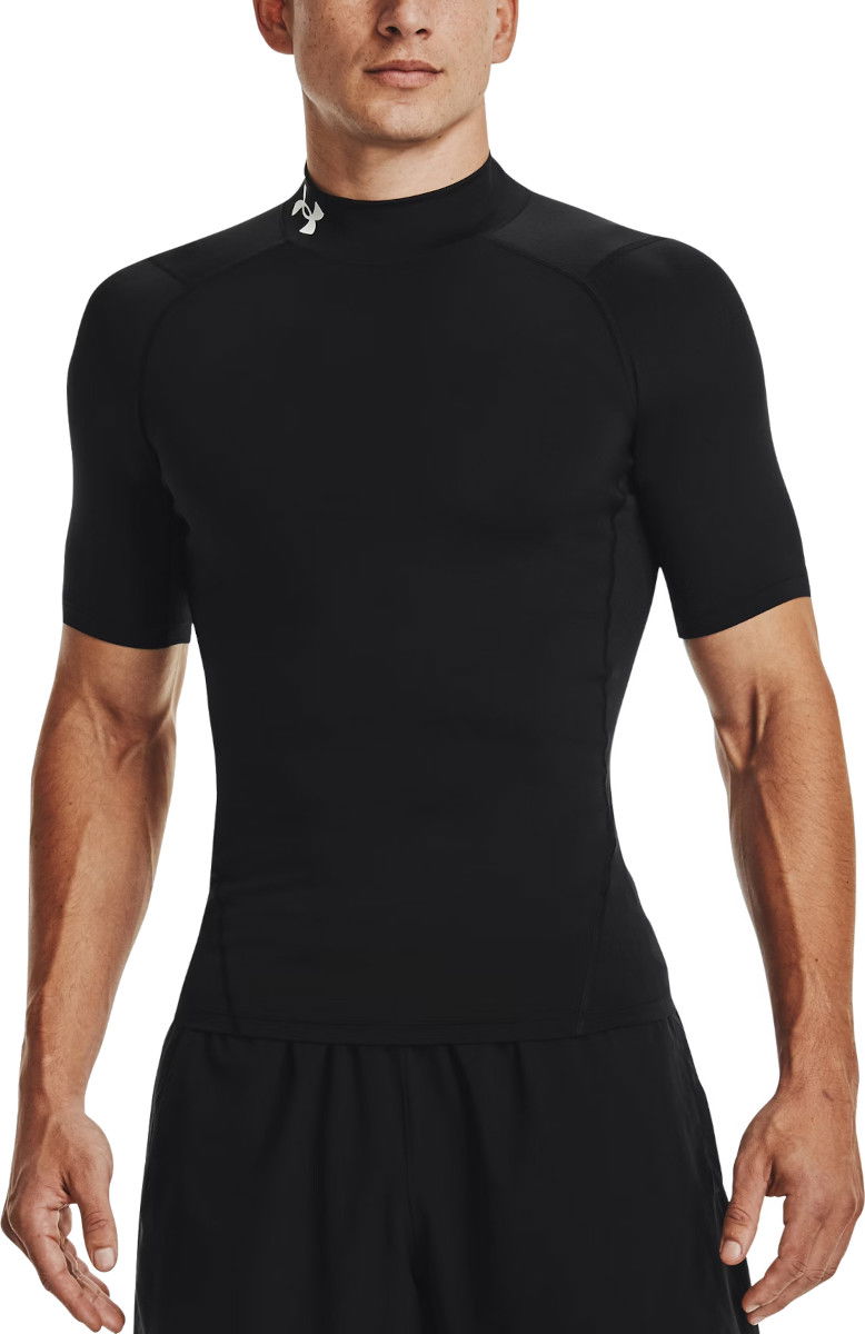 Tričko Under Armour Under Armour HG Armour Comp Mock Short Sleeve T-Shirt Čierna | 1372586-001