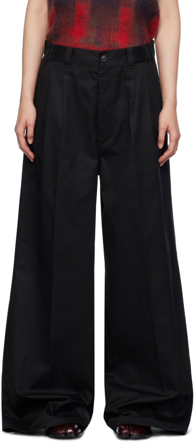 Nohavice Maison Margiela Yoke Trousers Čierna | S51KA0591 S54042, 0