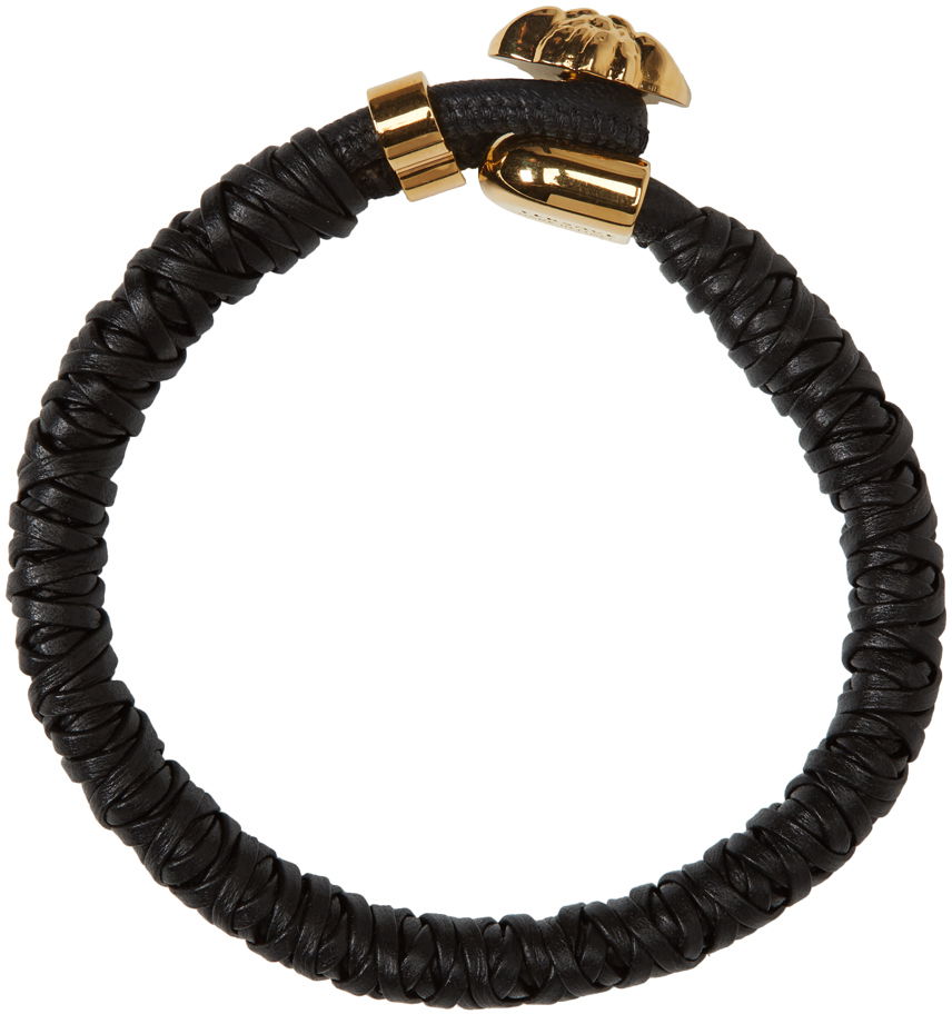 Náramok Versace Versace Woven Medusa Bracelet Čierna | DG06691 DMTN, 1