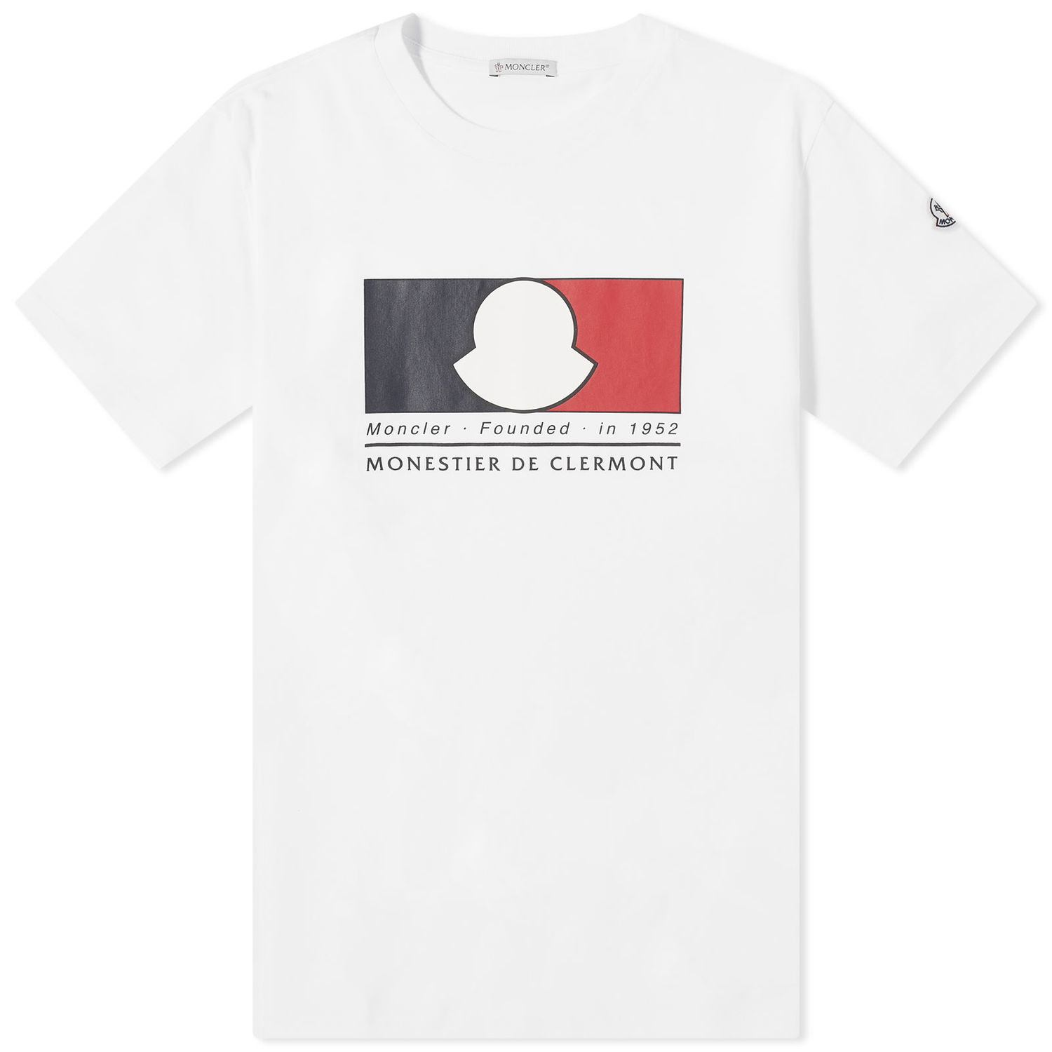 Tričko Moncler Box Logo T-Shirt White Biela | 8C000-19-8390T-002, 0