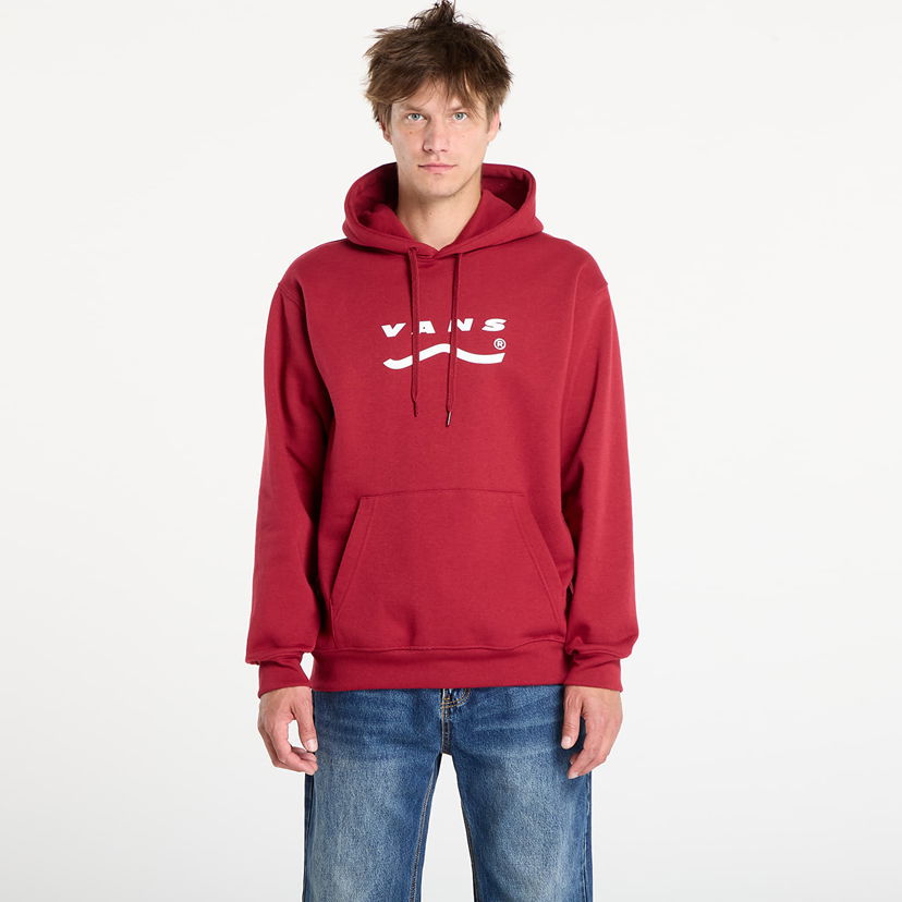 Mikina Vans Vans Deteremined Pullover Hoodie Červená | VN000P8GBRD1