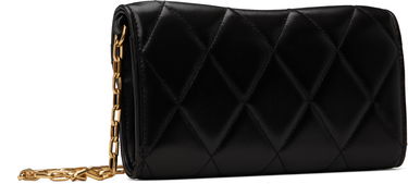 Peňaženka Burberry Burberry Rocking Horse Chain Strap Quilted Wallet Bag Čierna | 8103260, 2
