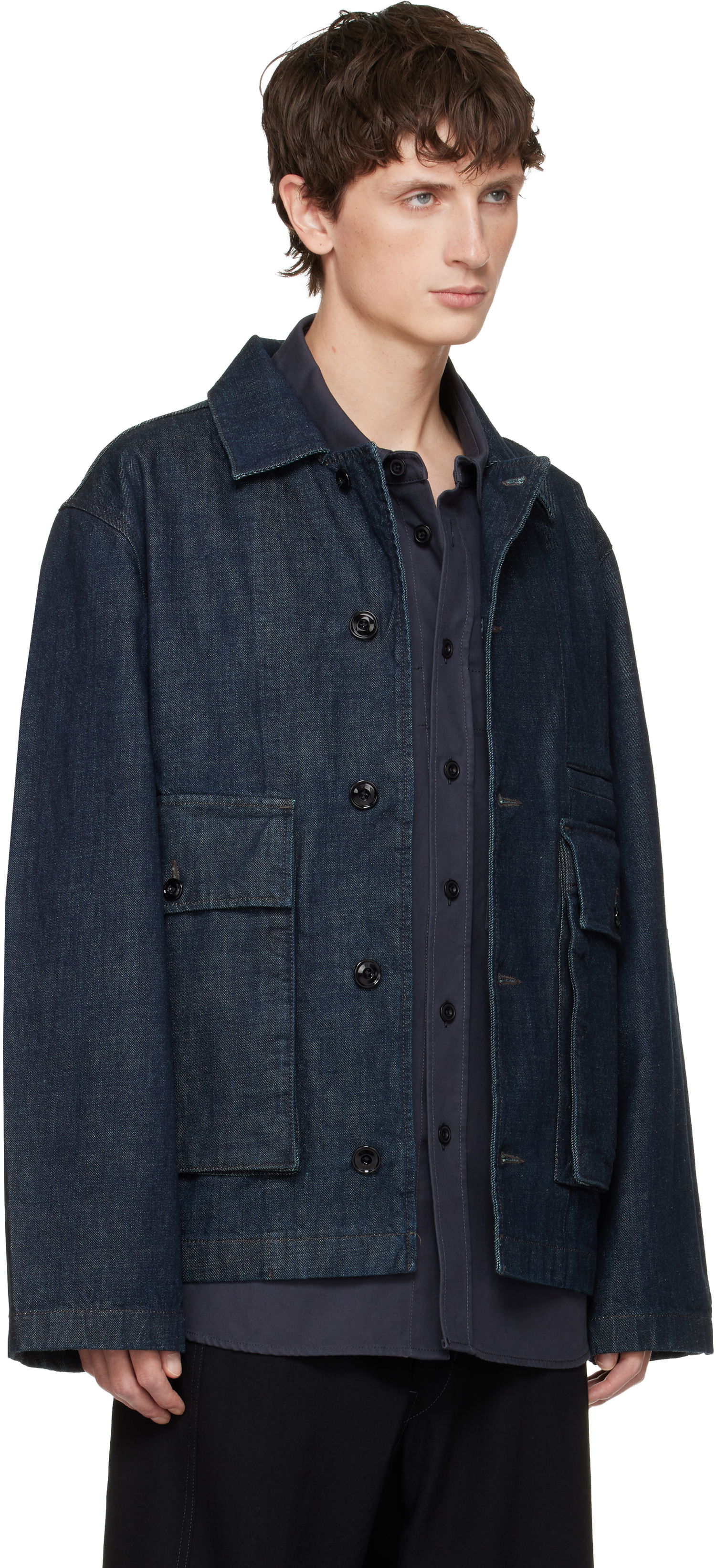 Bunda LEMAIRE Boxy Denim Jacket Modrá | OW1198 LD1056, 1