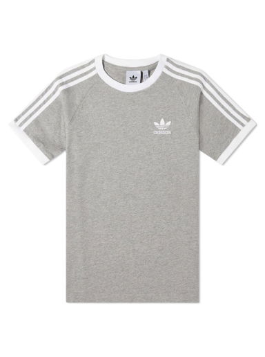 Tričko adidas Originals 3 Stripe Tee Šedá | IA4848