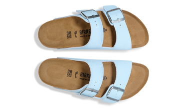 Tenisky a topánky Birkenstock Arizona Birko-Flor Nubuk Regular Fit Sandals Modrá | 1030931, 5