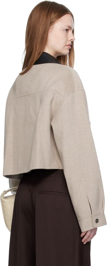 Bunda Nanushka Nanushka Phebe Cropped Jacket Béžová | NW25PFJK12392, 2