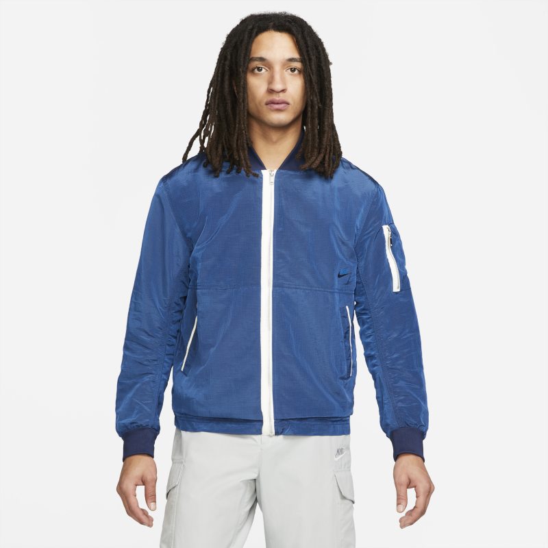 Bunda Nike Sportswear Style Essentials Lined Bomber Jacket Modrá | DM6698-407, 0