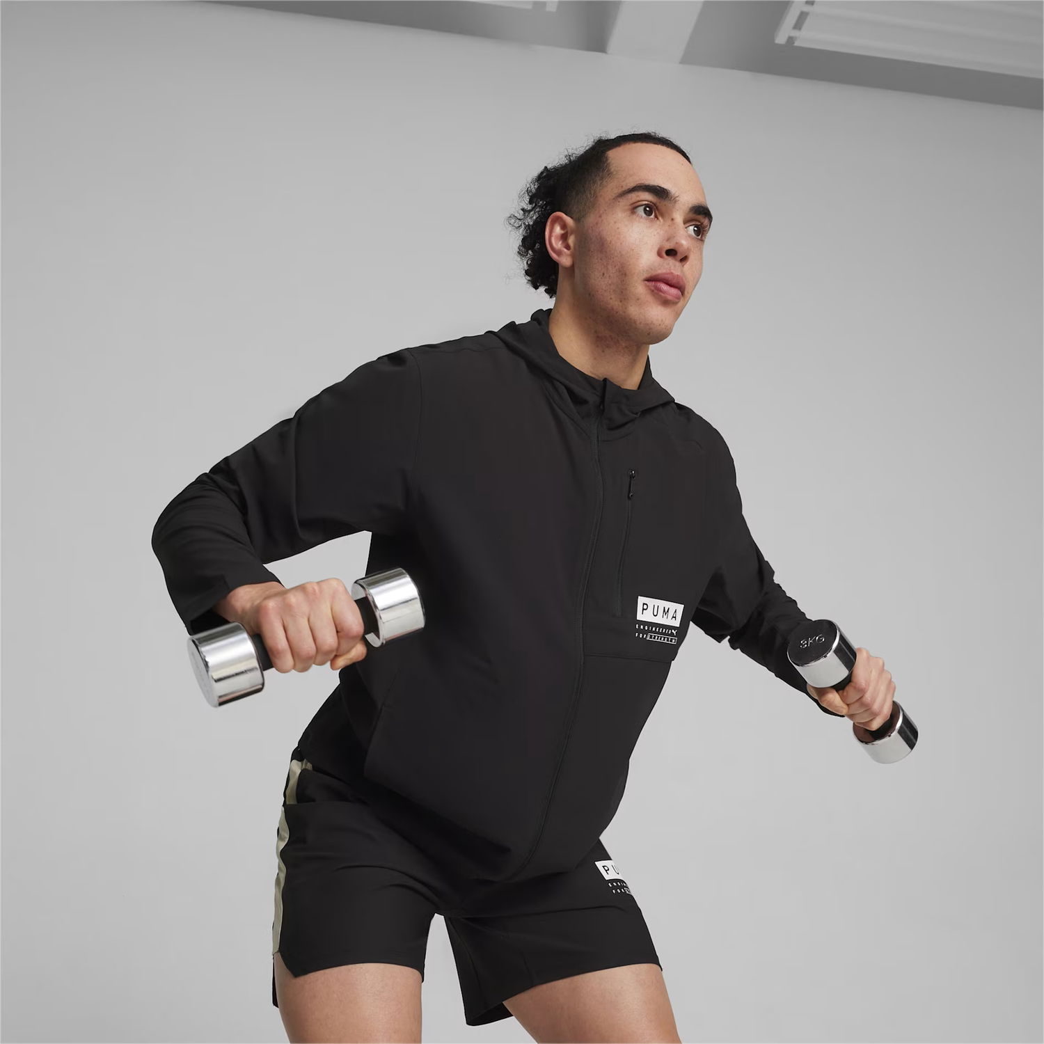 Bunda Puma Ultraweave Hooded Studio Jacket Čierna | 524871-01, 1