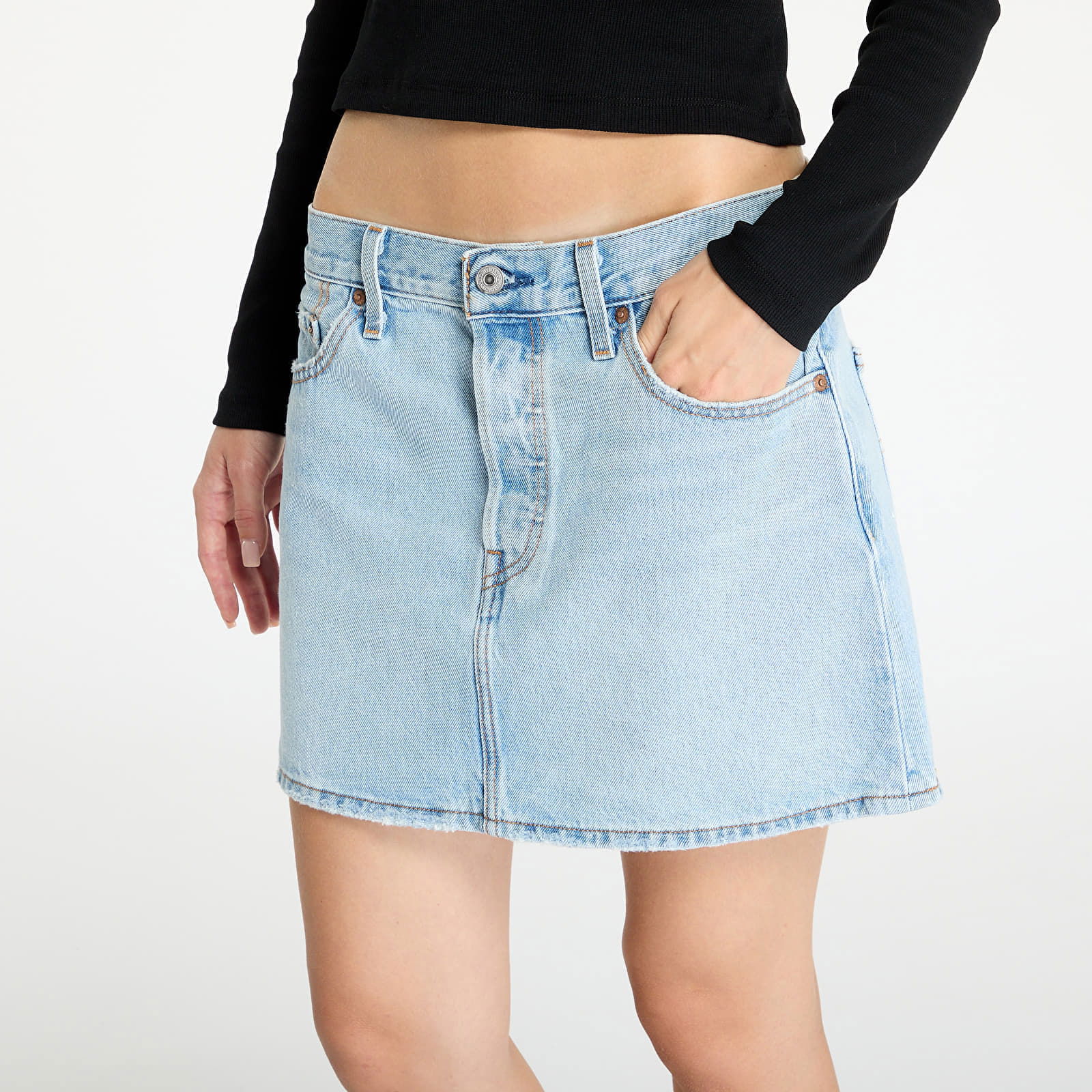 Denim Mini Skirt