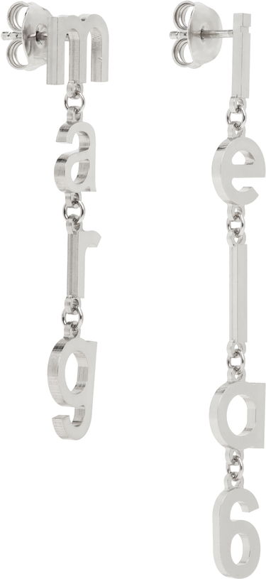 Náušnice Maison Margiela MM6 Maison Margiela Letter Logo Earrings Metalická | SM6VG0085 P7212, 1